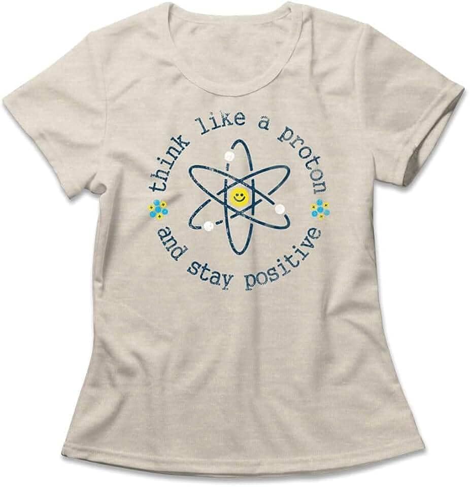 Camiseta Feminina Think Like A Proton