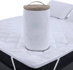 Pillow Top Solteiro Extra Macio Toque de Pluma em Fibra Siliconada 600g/m2 88x188cm BF Colchões