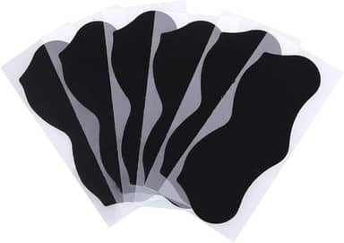 Lurrose 10 peças de tiras de cravo, removedor de poros de carvão, folha de limpeza profunda dos poros do nariz para mulheres, homens, rosto e pele do nariz (preto)