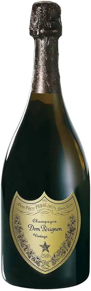 Dom Pérignon Champagne Brut 750 ml - Seco, com notas de maçã verde, limão e biscoito - Garrafa - Marca de luxo e qualidade
