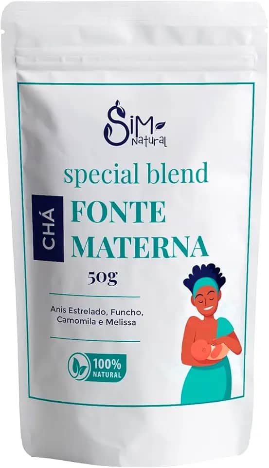 Chá Fonte Materna Blend Chá Bebida Reconfortante para Amamentação 50g