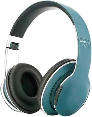 Fone de Ouvido Headset Bluetooth Sem Fio com Microfone e Design Ajustável (Verde)