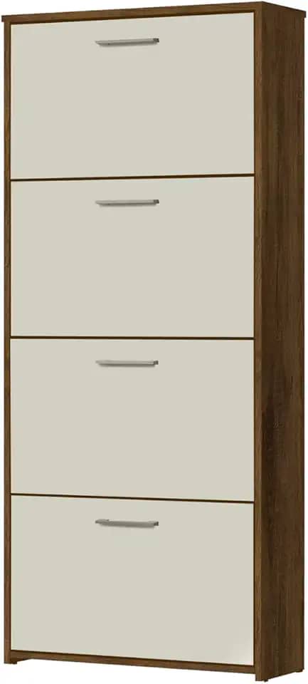 Sapateira Organizadora 4 Gavetas Carol (Jeq/OffWhite)