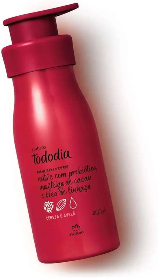 Hidratante Corporal Natura Tododia Cereja e Avelã 400ml. (Validade 12/2025)