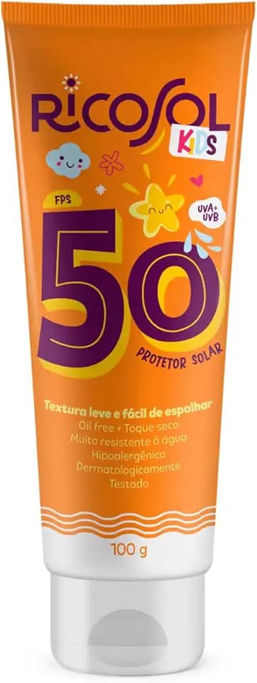Protetor Solar Kids FPS 50 100g - Ricosol