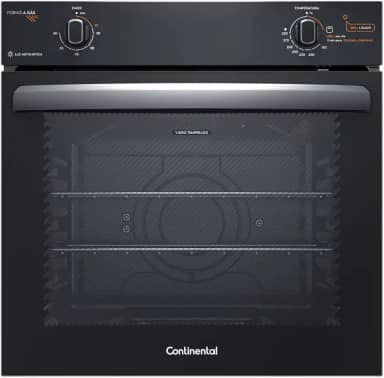 Forno de Embutir a Gás Continental 80L com TOPLimpaFácil (OC8GM) 220V