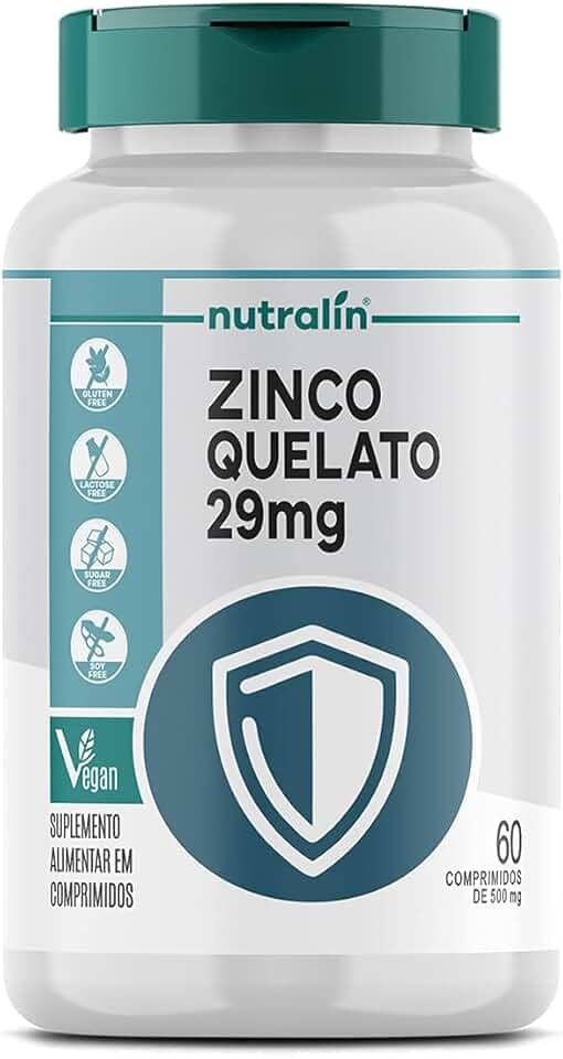 Nutralin Zinco Quelato 29Mg 60 Comprimidos