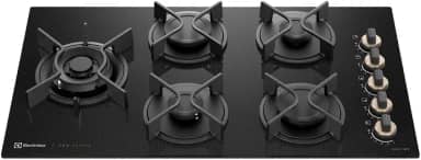 Electrolux Cooktop 5 Bocas a Gás Electrolux Mesa de Vidro Pro Series ChamaPrecisa e Multi Chama (KE5PS) Bivolt