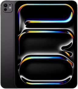 Apple 2024 iPad Pro de 11 polegadas (Wi-Fi + Cellular, de 256 GB, Vidro convencional) - Preto-espacial (M4)