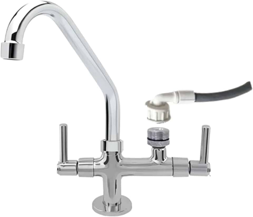 Torneira De Bancada Com Adaptador Para Filtro e Maquina De Lavar, Torneira De Bancada Com Suporte Para Filtro Purificador
