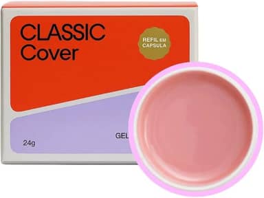 Gel Vòlia Classic Cover Blister 24g Alongamento de Unhas Profissional Alta Durabilidade