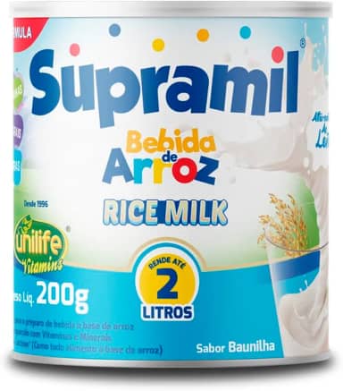 Bebida de arroz KIDS - Sem lactose - Sabor baunilha