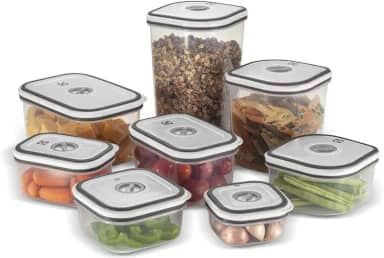 Electrolux Kit 8 Potes Herméticos de Plástico Retangulares