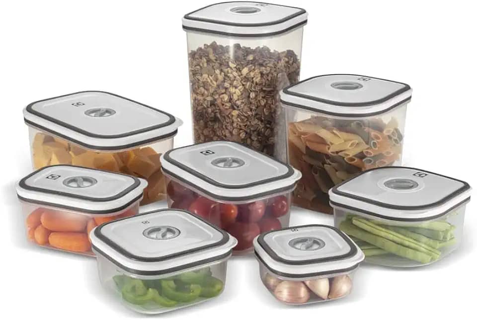 Electrolux Kit 8 Potes Herméticos de Plástico Retangulares