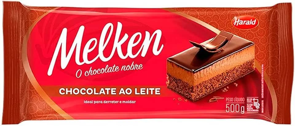 Barra de Chocolate Melken Ao Leite 500g - Harald