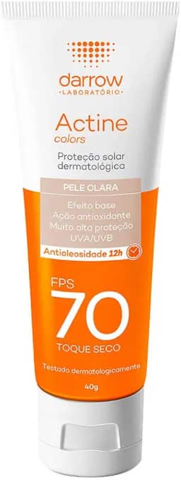 Darrow Actine Colors Fps 70 Pele Clara 40G