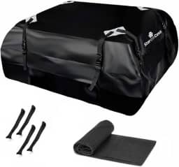 Bagageiro de Teto Dobrável 415L para Carro Impermeável Porta Bagagem Dobrável Universal Leve Fácil de Instalar Ideal para Viagens Camping e Aventura - StaremCasa