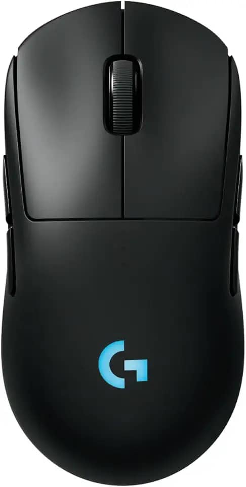 Mouse Gamer Sem Fio Logitech G PRO 2 LIGHTSPEED para Destros ou Canhotos, 4 Botões Programáveis e Removíveis, Sensor Hero 2 44K DPI, Carregamento USB-C, PC/Mac - Preto