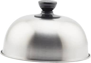 Cúpula de derretimento de queijo, capa para hambúrguer, resistente, universal, resistente, multiuso, aço inoxidável, cúpula para chapa, hambúrgueres, 17cm