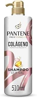 Shampoo Pantene Colágeno Hidrata e Resgata 510ml, Rosa