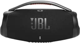 JBL, Caixa de Som, Boombox 3 Wi-Fi, Bluetooth, Dolby Atmos, À Prova d'água e Poeira - Preto