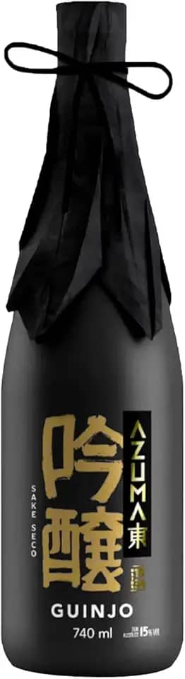 Saque Azuma Kirin Guinjo 740 ml, Amarelado