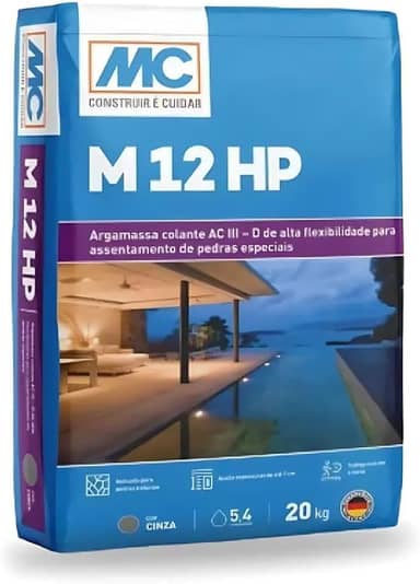 Argamassa AC III M12 HP Cinza (Saco 20kg) - MC BAUCHEMIE
