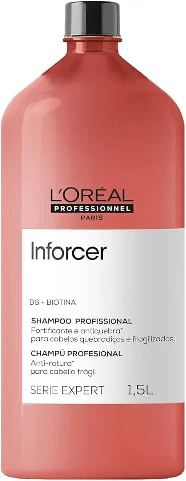 Shampoo Inforcer Loreal 1,5L, Loreal, Rosa