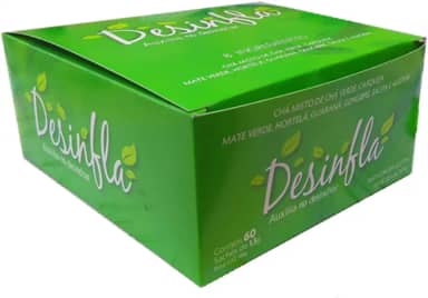 CHÁ DESINFLA DESINTOXICANTE REFRESCANTE 60 SACHÊS MANDIERVAS
