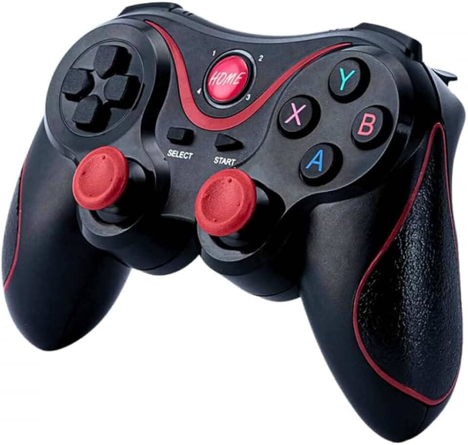 Controle Gamer Sem Fio com Suporte Celular Joystick Manete Bluetooth 2.4G compatível Android/caixas de TV/PS3/PS4/laptops/PC Android inteligentes.
