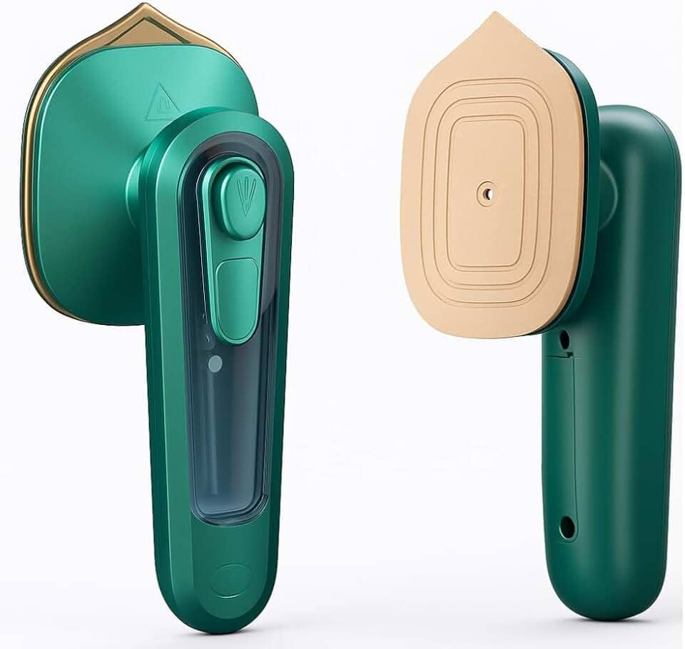 Mini Ferro de Passar Roupa Cabe na Mala Mochila Bolsa de Viagem Compacto Portátil a Vapor Úmido com Borrifador Leve (Bivolt) - Premium