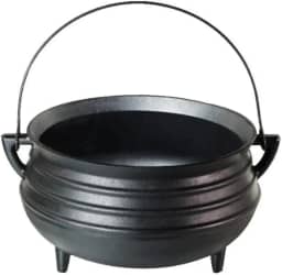 Mini Panela Tripé Caldeirão Ferro Fundido Sem Tampa 600 ml Santana