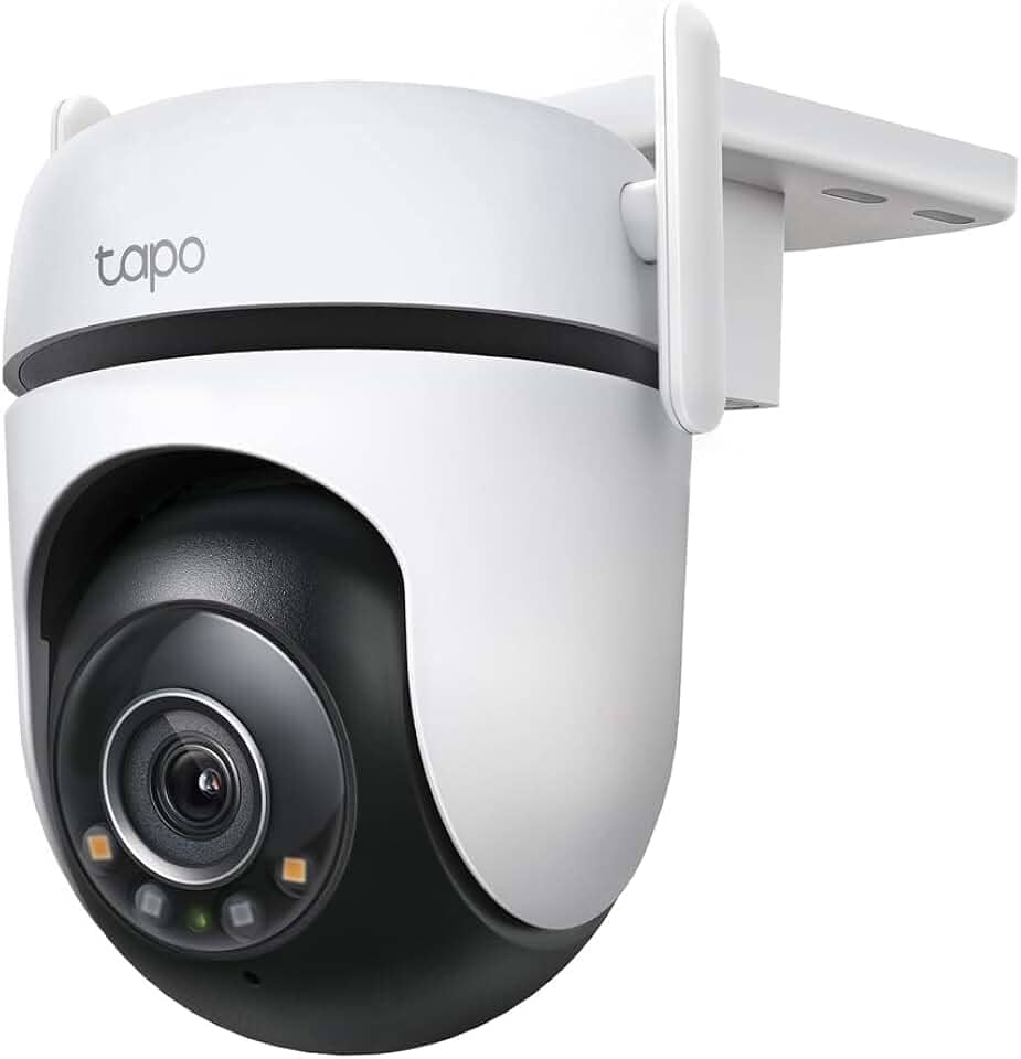 Tapo C520WS - Câmera de vigilância Wi-Fi externa 360°, resolução QHD 2K, visão noturna colorida Starlight, detecção de IA múltipla, rastreamento de movimento, IP66