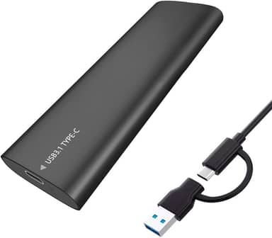 Case externo para SSD M.2 NVMe/SATA USB 3.1 e Tipo-C