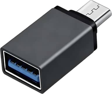 Adaptador USB para Tipo C, Colocar Mouse Macbook, OTG, Compatível com iPhone 15 16 17, Android, Notebook, PS5, Switch 1 e 2, Teclado, HD, Controle Gamer, Transferência Rápida, USB Tipo C para tipo A