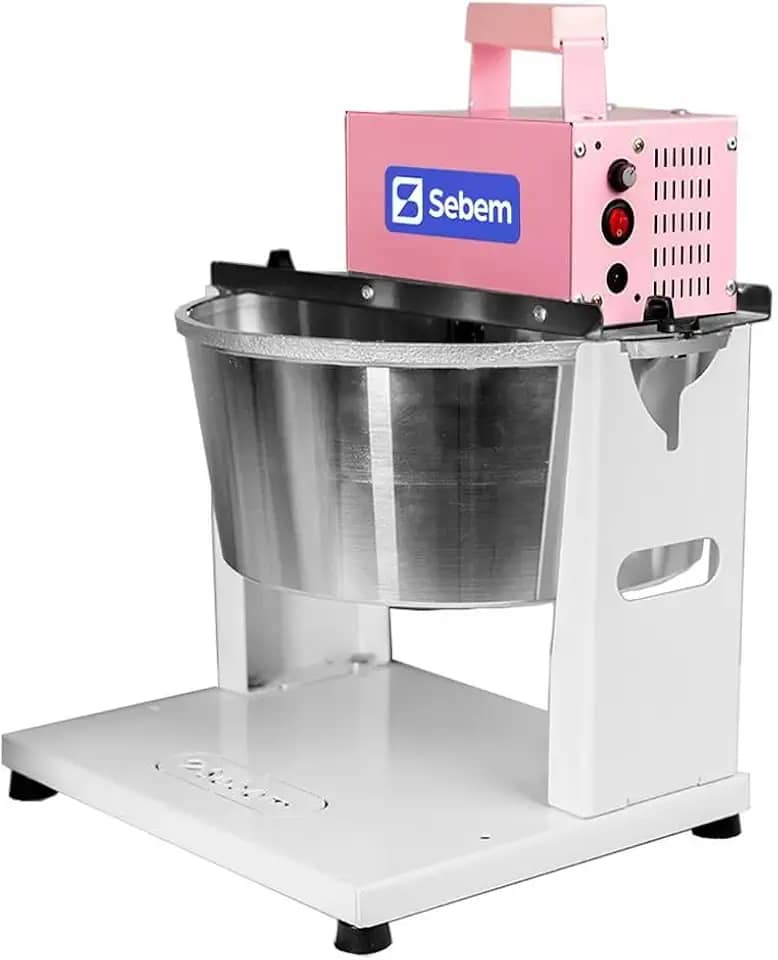 Máquina de Mexer Doces Panela Misturador Misturela Rosa 10 Litros Aluminio Fundido Profissional para Cozinha com Base Bivolt Sebem