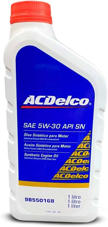 Oleo De Motor 5w30 ACDelco Sintético Api SN 98550168 1lt