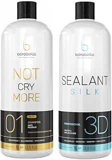 BORABELLA Combo Borabella 3D Selagem S/Formol + Shampoo Antiresiduos Tb Borabella