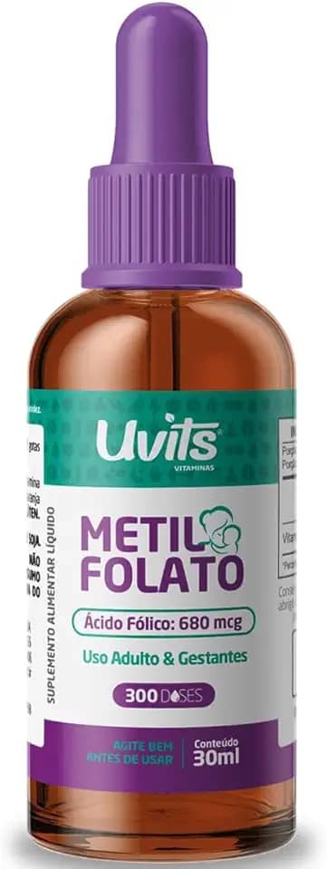 Metilfolato Liquido Gotas 30ml - Uvits