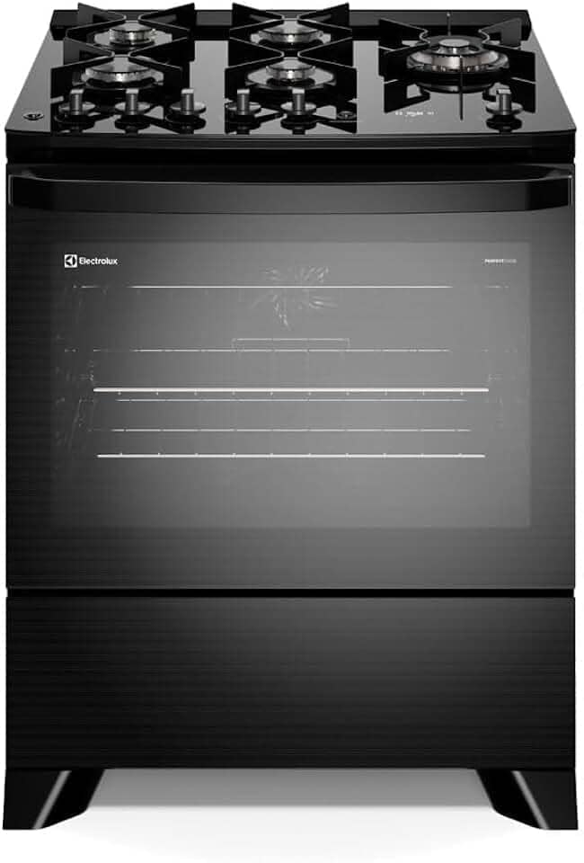 Fogão Electrolux 5 Bocas Experience com PerfectCook360 Preto FE5CP
