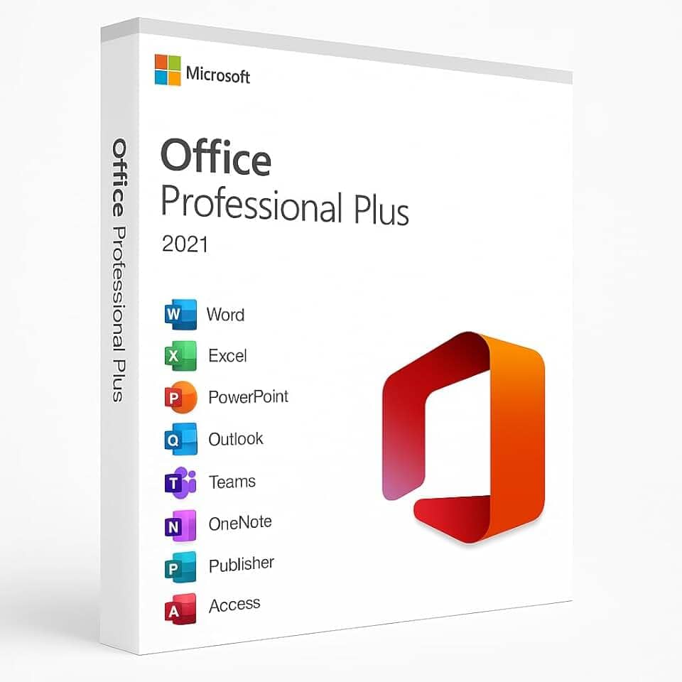 Microsoft Office 2021 Pro Plus, 32/64 Bits, Licença Original