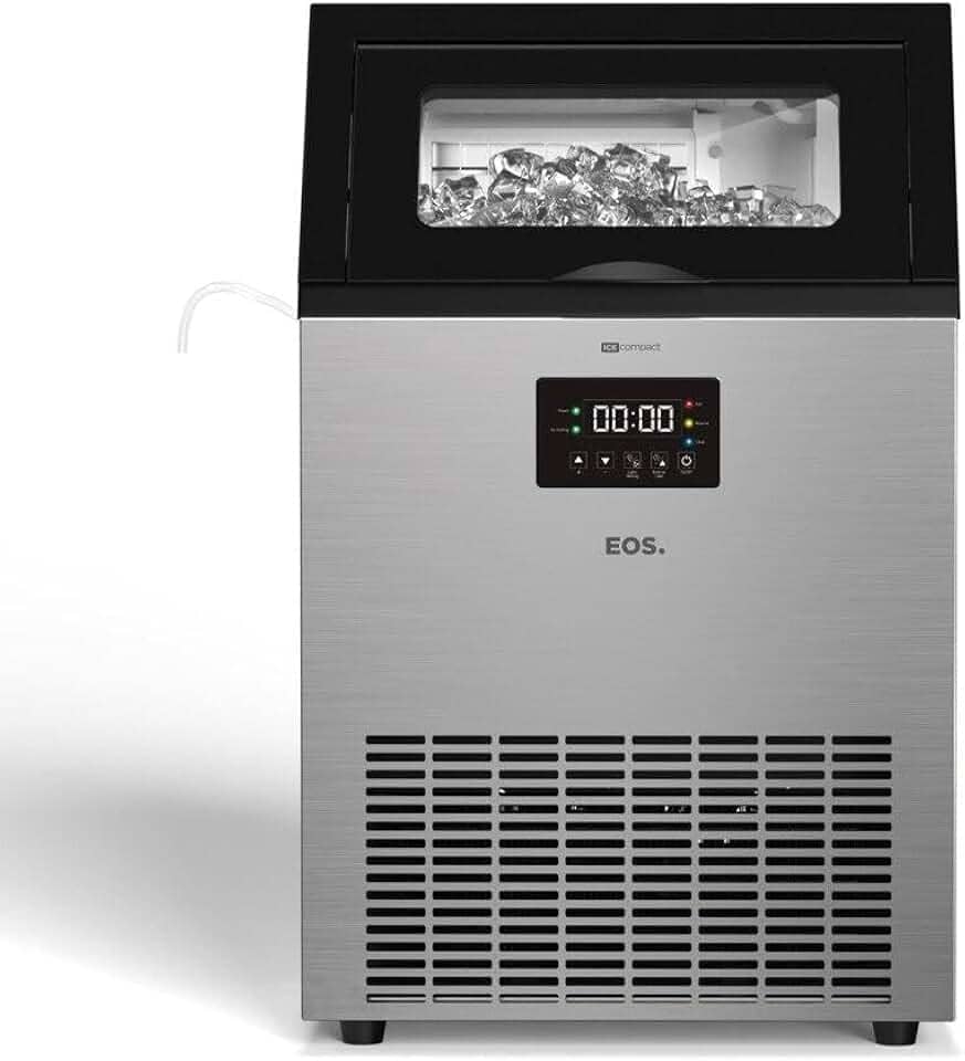 Máquina de Gelo Eos 70kg Ice Compact Inox Emg715 220v