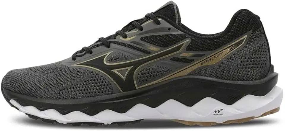 Tênis Mizuno Wave Way 5 Cinza Escuro
