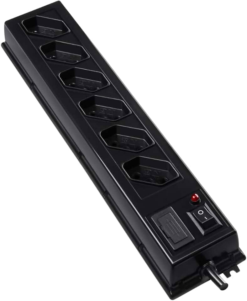 Filtro de linha para pc gamer Notebook som | Involts (6 TOMADAS)