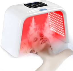 Zenkon Mascara de LED, Luz Facial de 7 Cores