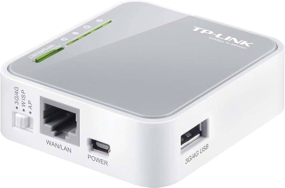 Roteador portátil 3g/4g usb wireless 3.75g n 150mbps tl-mr3020