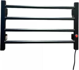 Toalheiro Elétrico 4 Barras com Seletor de Voltagem 110/220V (Preto)