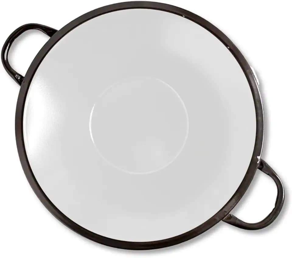 Tacho Esmaltado N26 Capacidade 34 Litros Para Frituras Pastel Salgados em Geral Uso Profissional