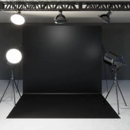 Fundo Fotográfico Infinito Chroma Key Tecido 1,80x3,0m (Preto)