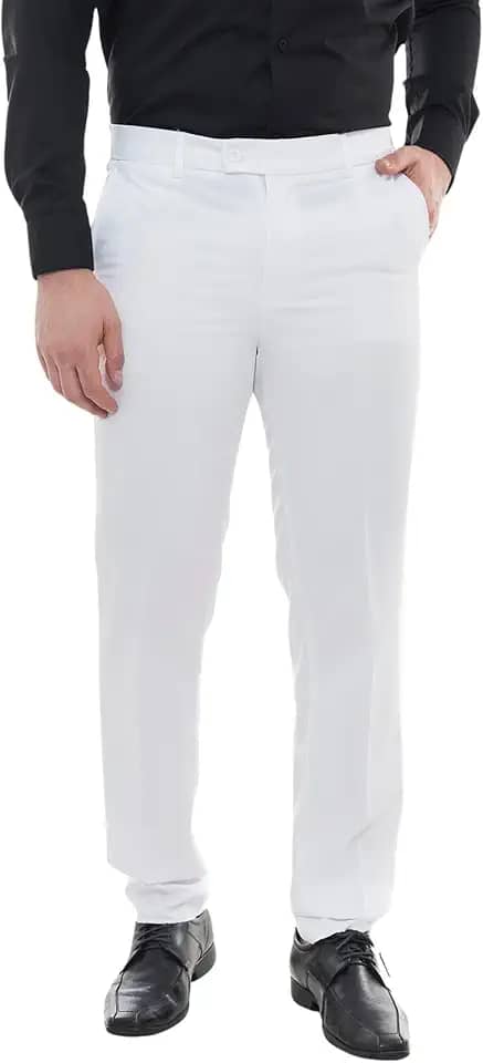 Calça Social Masculina Slim Calça de Terno Social Branco